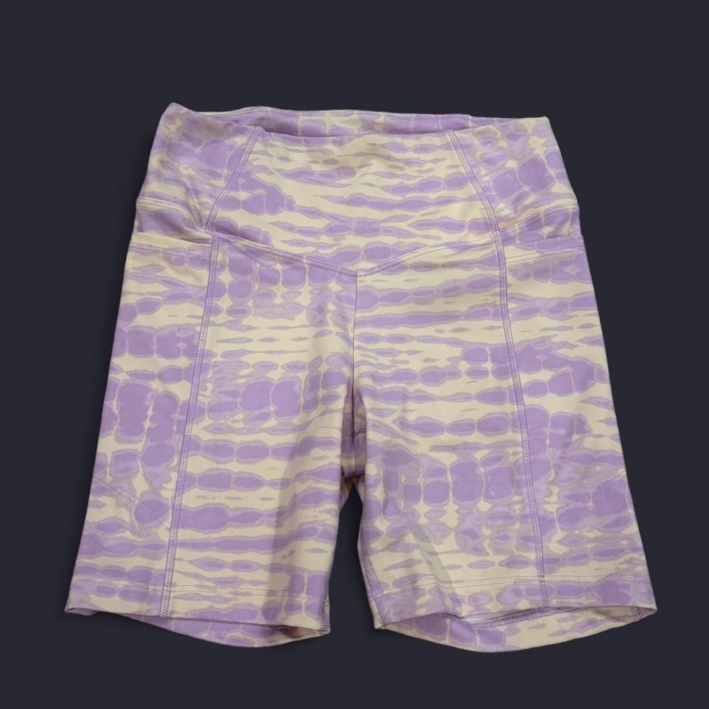 Pink Active Biker Shorts w/ Pockets